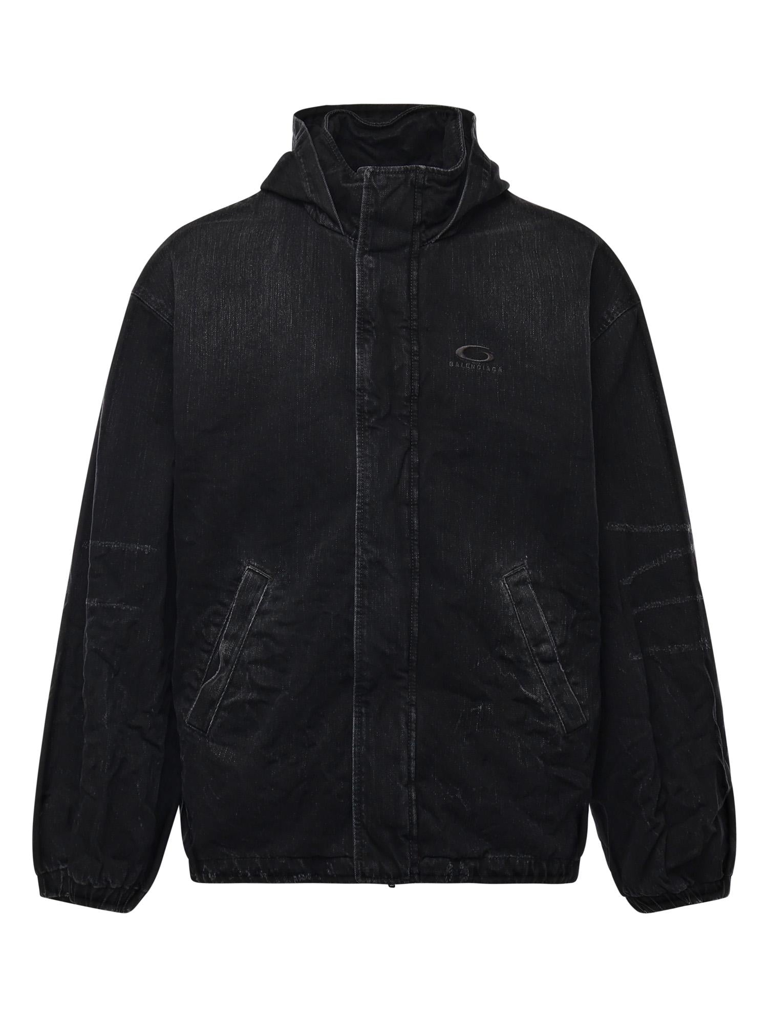 Giacca Workwear in denim di cotone 850057 TTW671037 BALENCIAGA 