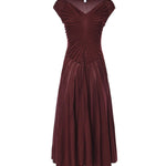 Abito midi in lana vergine AA9R2861K162C 337 ALAIA 