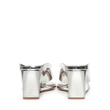 Mule infradito Cube in pelle specchiata AA3M105A047 090 ALAIA 