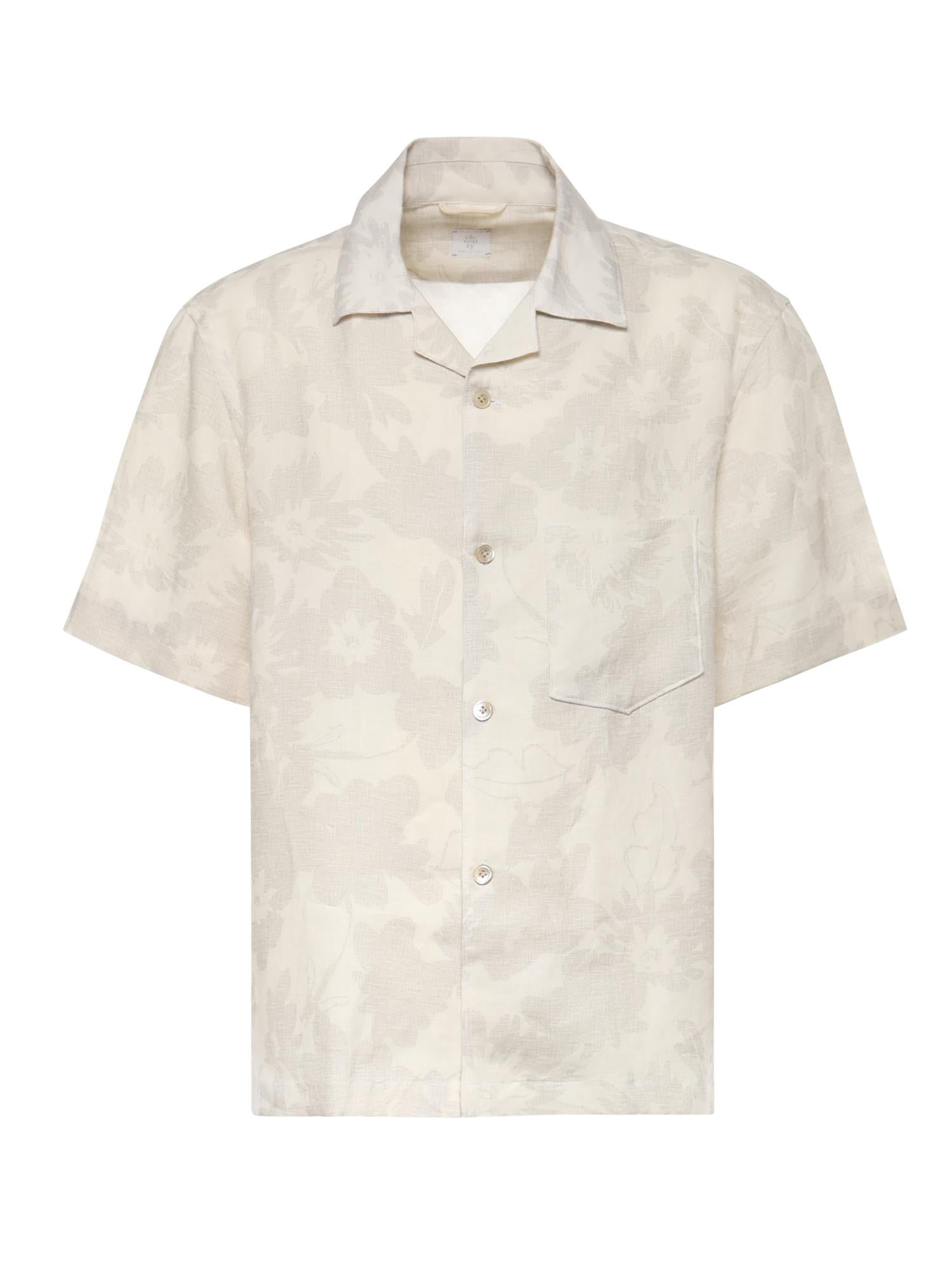 Camicia da bowling in lino M75CAMK09TES0M168 02-02 ELEVENTY 