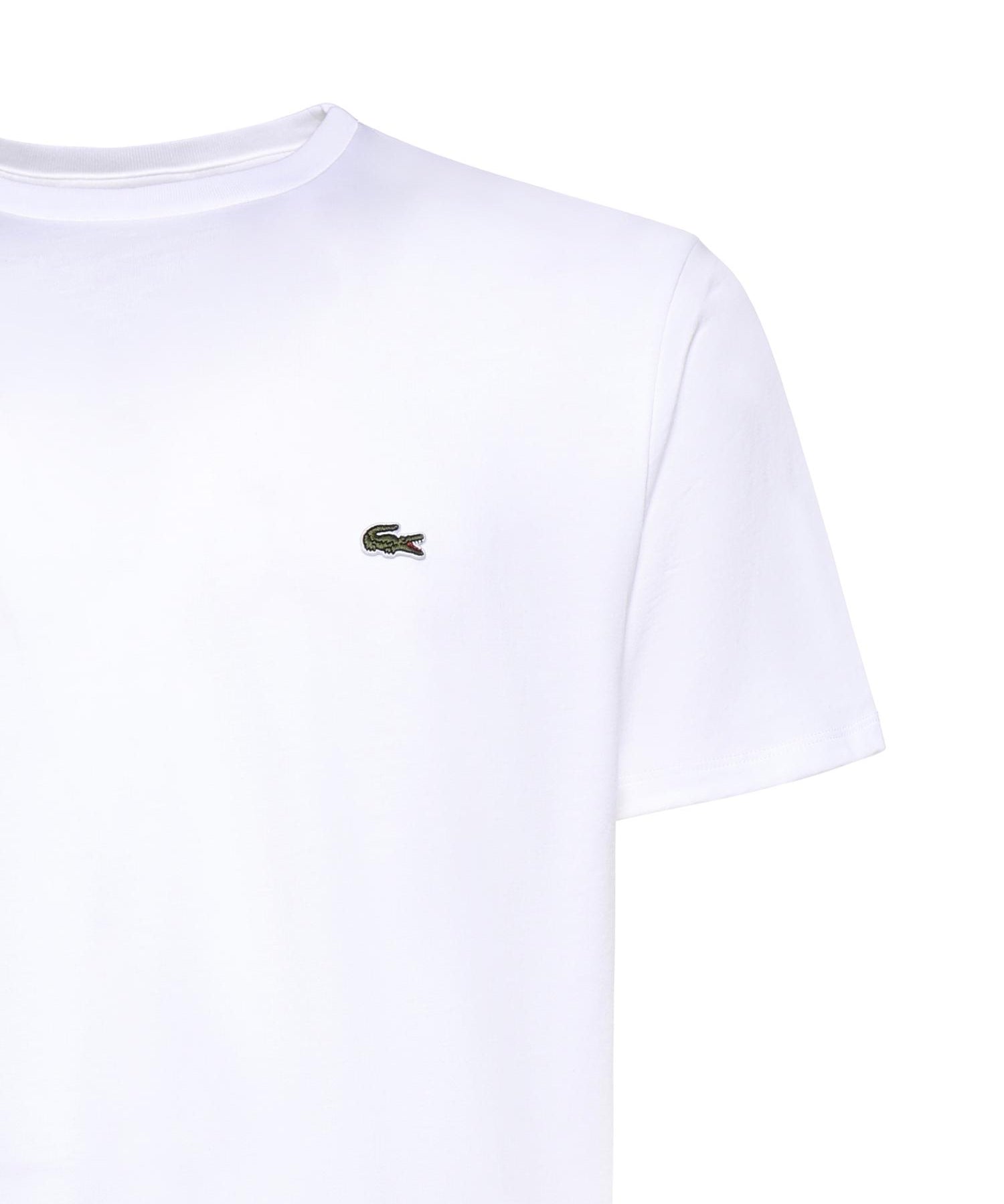 T-shirt in cotone con logo TH6709 001 LACOSTE 