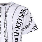 T-shirt in jersey di cotone con stampa 80GAH6R0 JS555L02 VERSACE JEANS COUTURE 