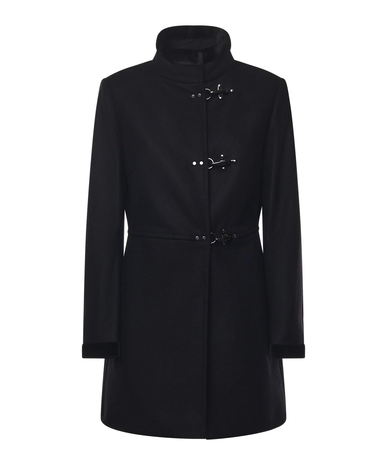 Cappotto Virginia in panno di lana NAW50514000SGL B999 FAY 