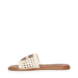 Sandali in crochet e pelle 5XX667 2BDFF0304 MIU MIU 