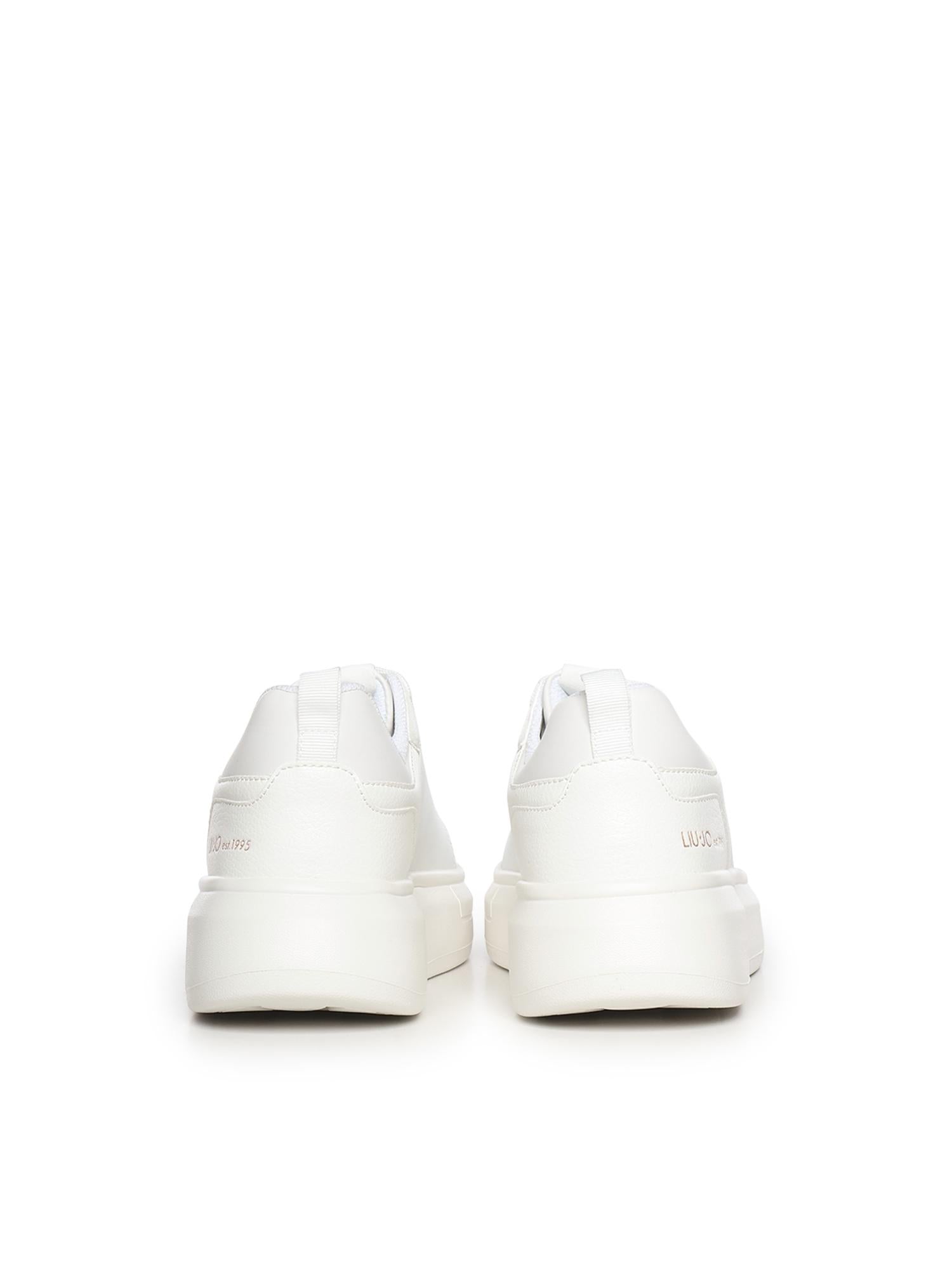 Sneakers platform in pelle 7G5015PX331 01111 LIU JO 