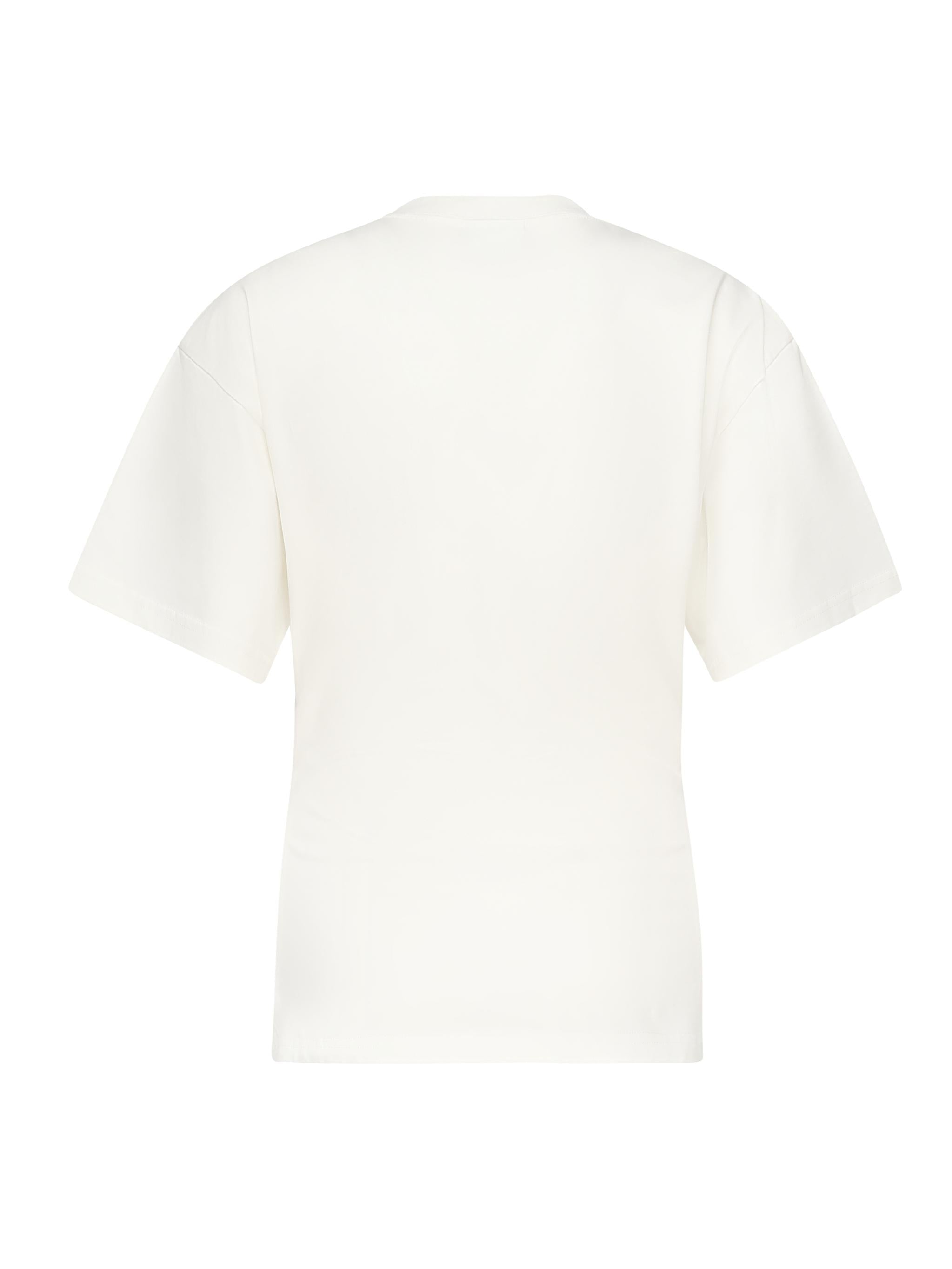 T-shirt con logo 125JTS168JS0107 0001 COURREGES 