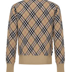 Maglia in misto lana e mohair Check 8111379 B9368 BURBERRY 