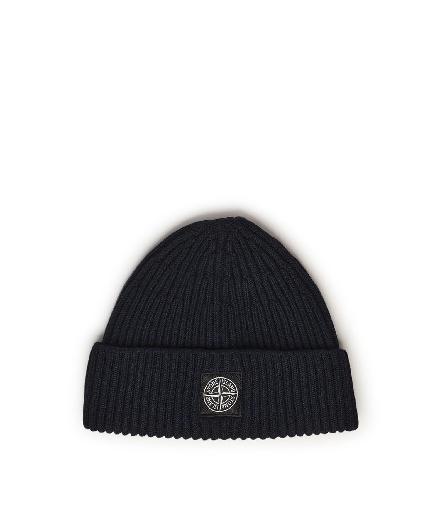 Beanie con patch logo Compass K2S15N100002 S00C3V0020 STONE ISLAND 