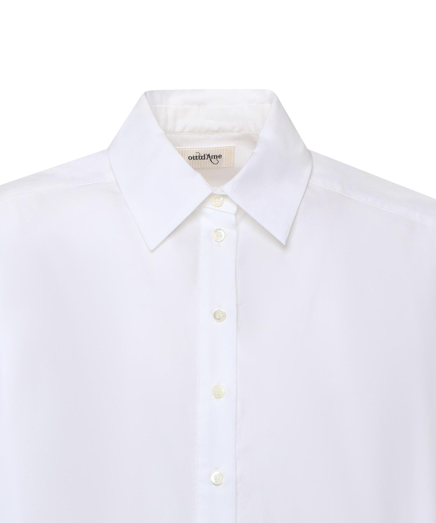 Camicia Sabrina in cotone<BR/> DC4985 BIANCO OTTOD'AME 