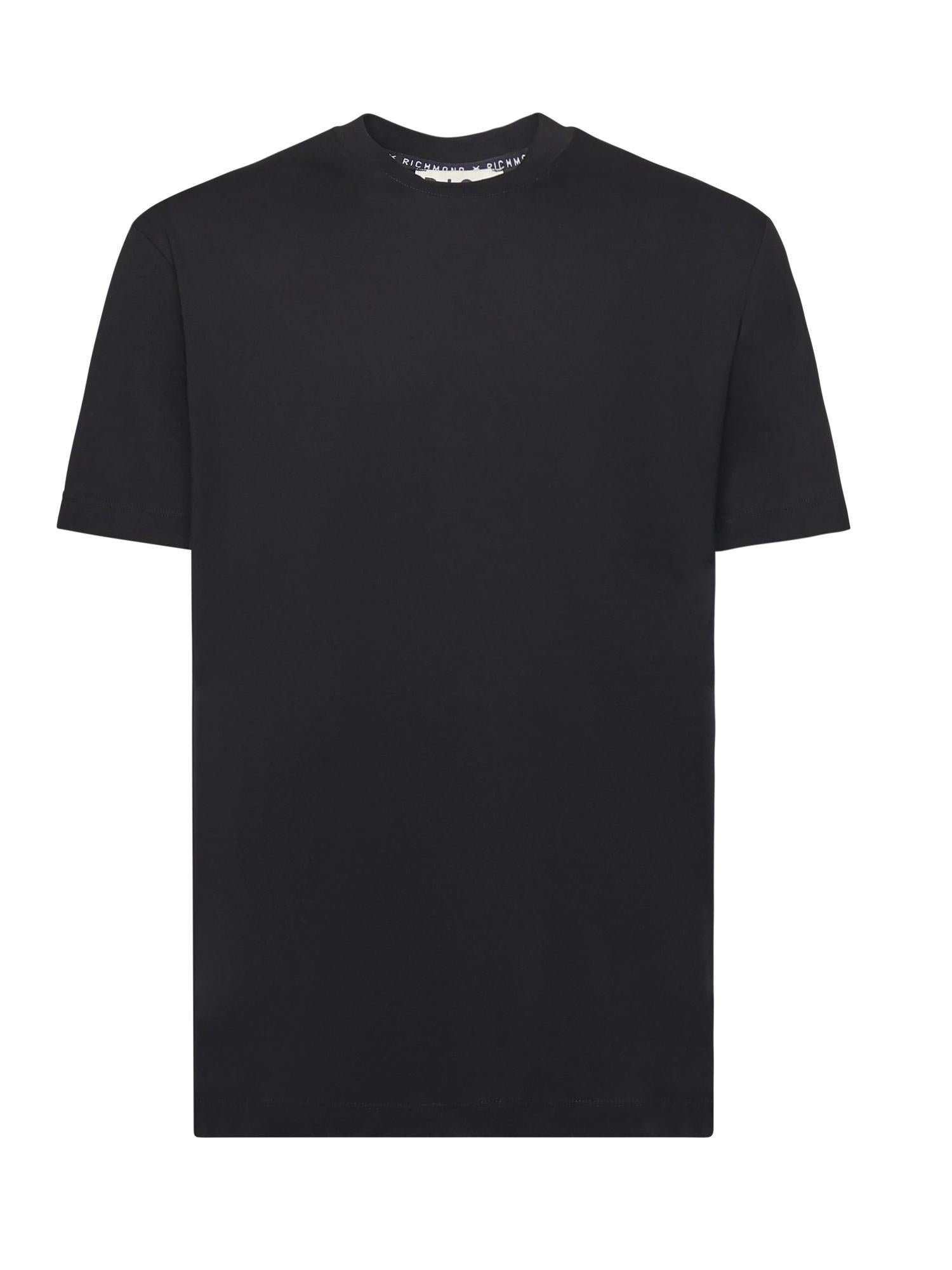 T-shirt Simen in cotone UMA25053TS BLACK RICHMOND X 