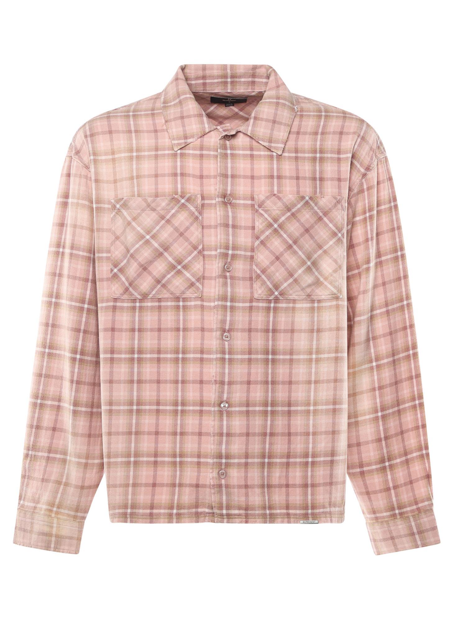 Camicia check in cotone MLM100106 24 REPRESENT 