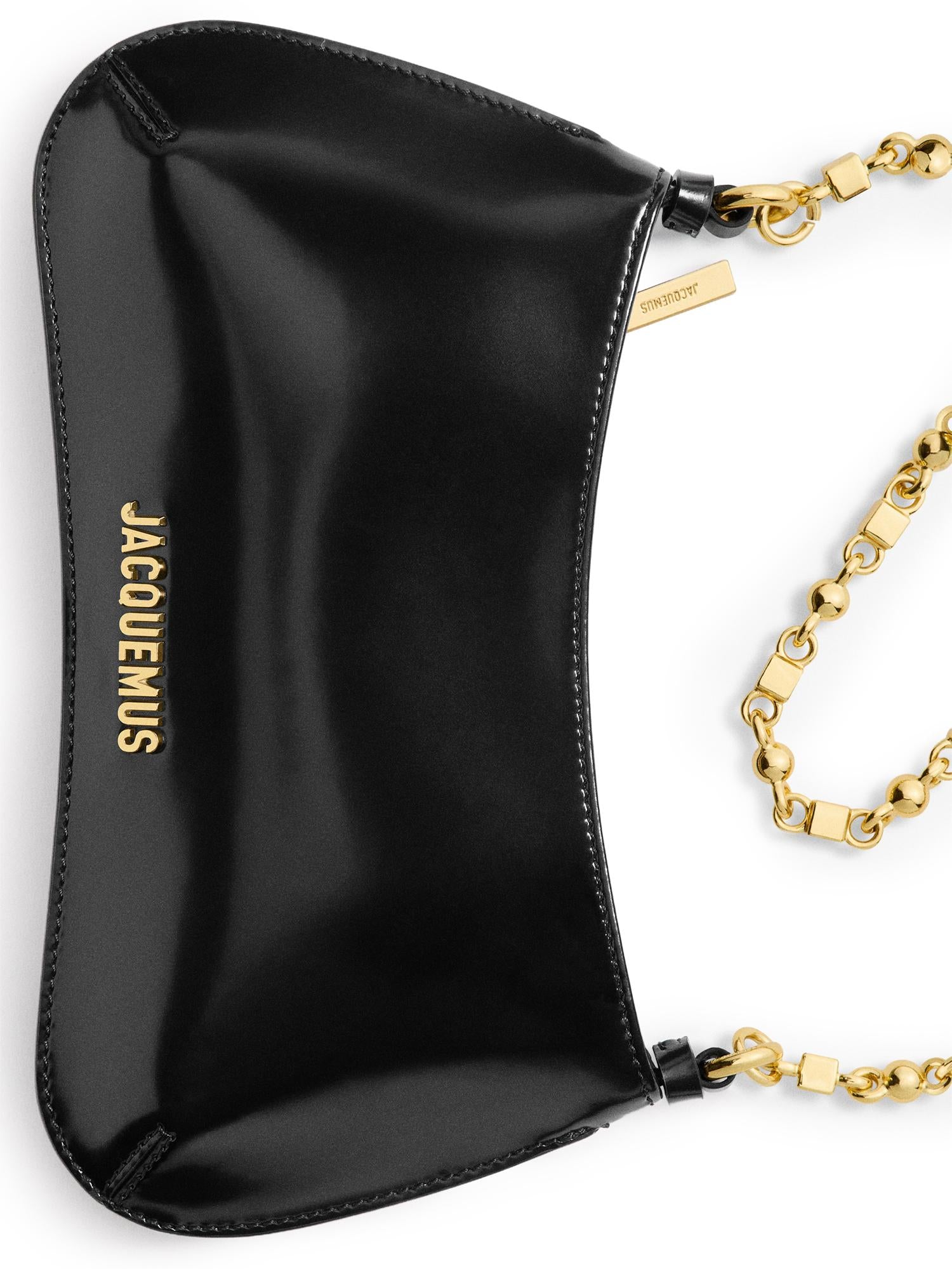 Borsa a spalla Bisou piccola in pelle BAW00404BC18A01 990 JACQUEMUS 