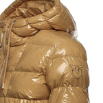 Piumino in crystal nylon con cappuccio 101597 A2P7D93 PINKO 