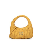Borsa Wander in pelle scamosciata matelassé 5BC125 AB7OF0R55 MIU MIU 