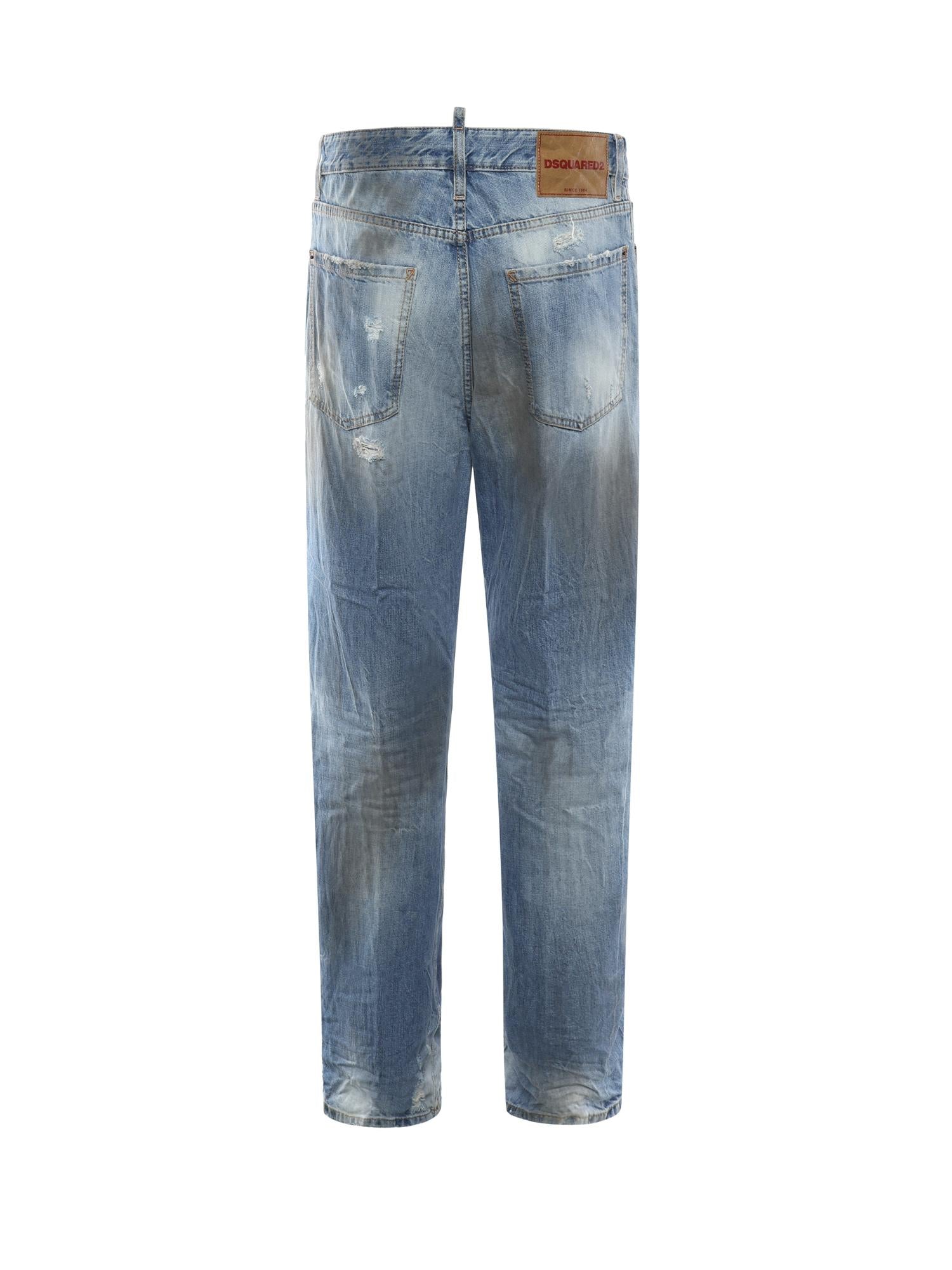 Jeans in denim di cotone S74LB1919 D30011470 DSQUARED2 