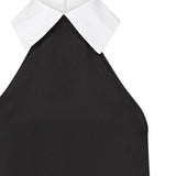 Vestito Irina asimmetrico AUS5IRINA BLACK ALBERTO AUDENINO 