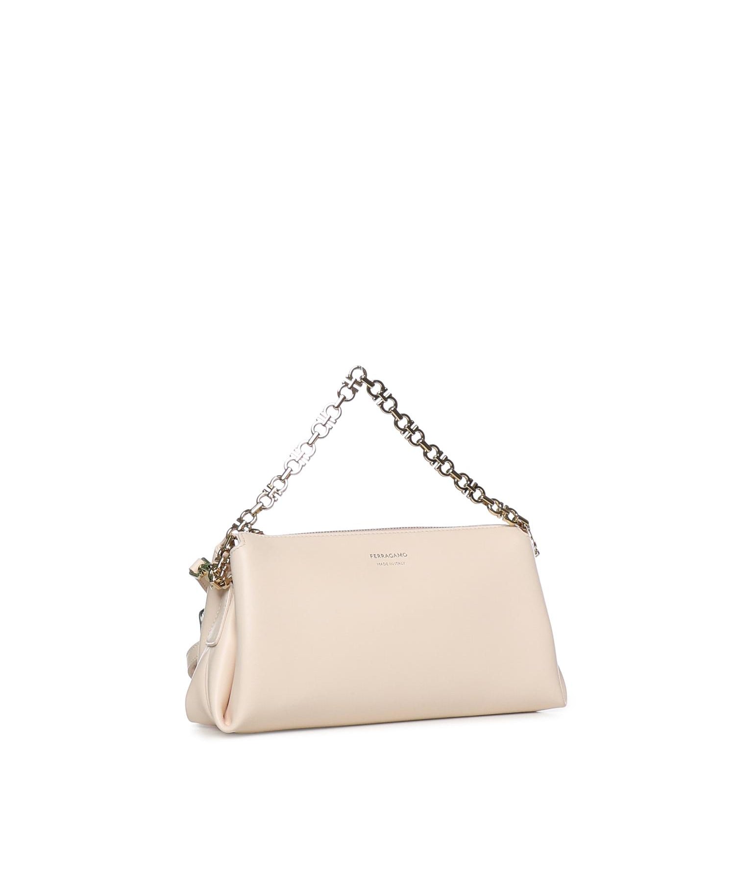 Mini bag in pelle con logo 221076 790050002 FERRAGAMO 