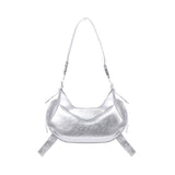 Borsa a spalla y2k001 in pelle FBBP70001MET -ARGENTO/NICKEL BIASIA 