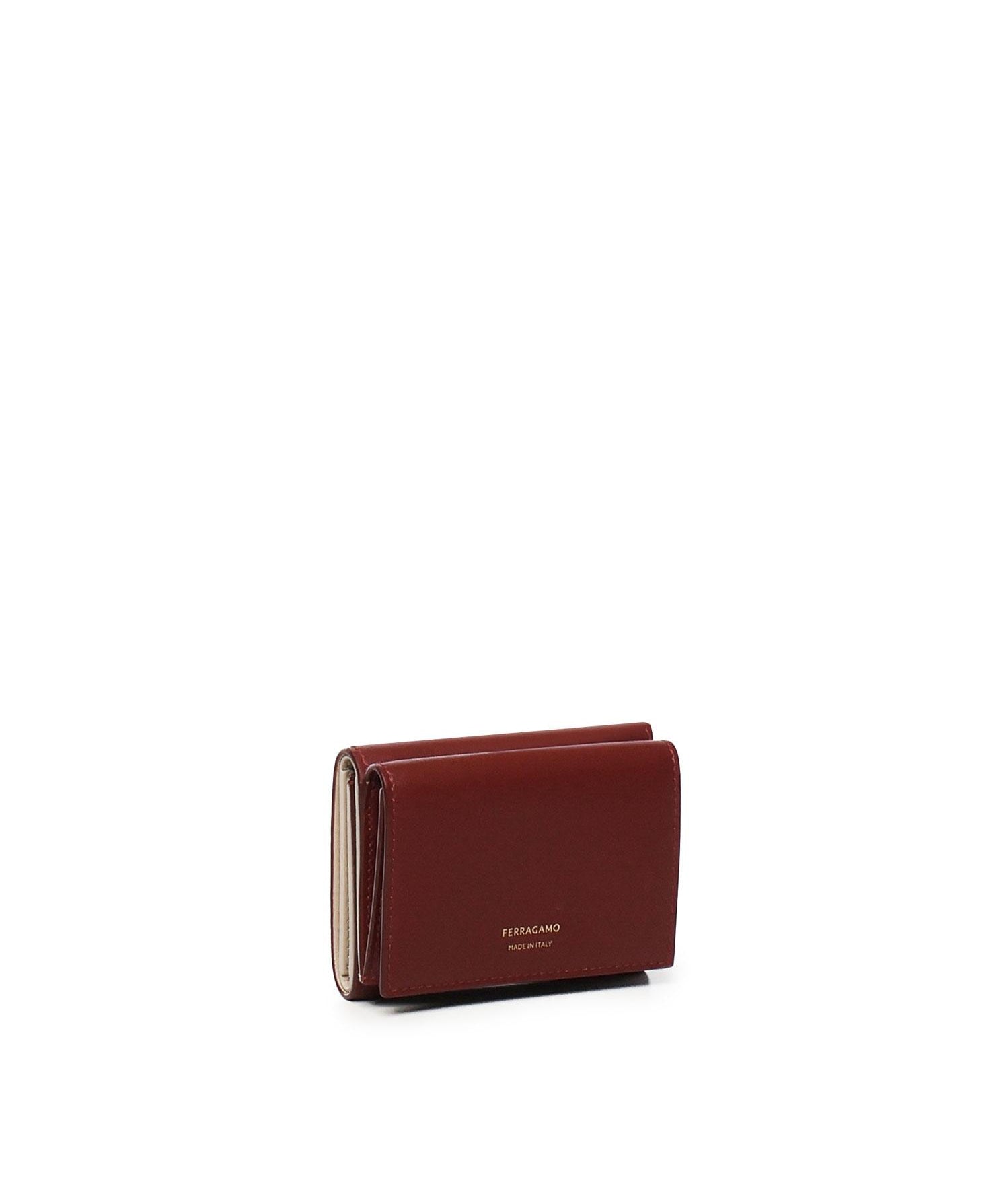 Portafoglio trifold bicolore 220867 779960002 FERRAGAMO 