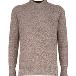 Maglia girocollo in cashmere mouliné UXA249 Y1B10EM447 MALO 