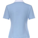 Polo in piquet stretch NPWB252650STDW U600 FAY 