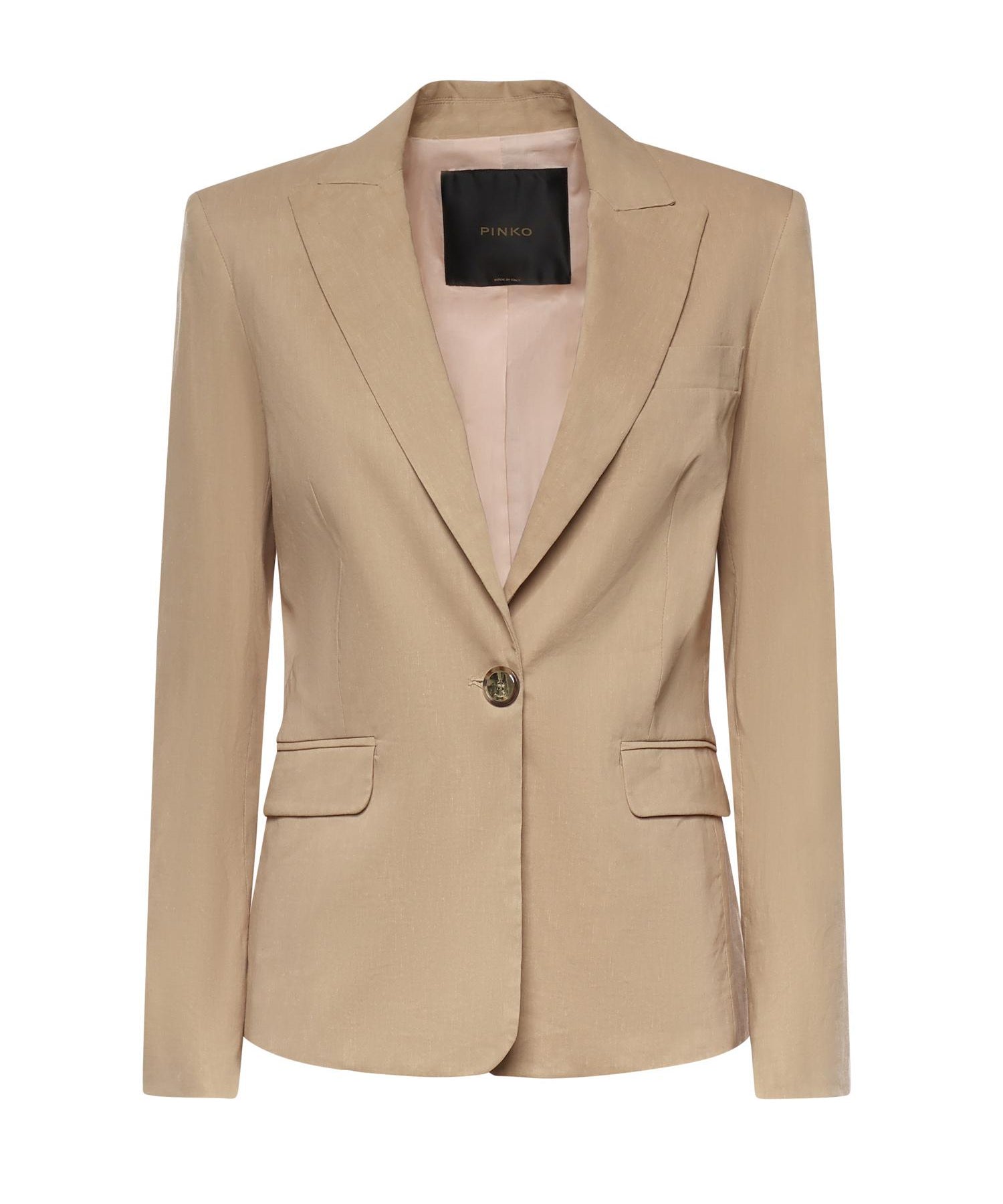 Giacca in misto lino 106597 A34ID41 PINKO 