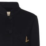 Cappotto in compact drap 7B3CA7T0 6JA0NO VALENTINO GARAVANI 
