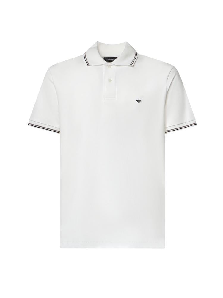 Polo in cotone con logo AF23090 EM004607U0003 EMPORIO ARMANI 