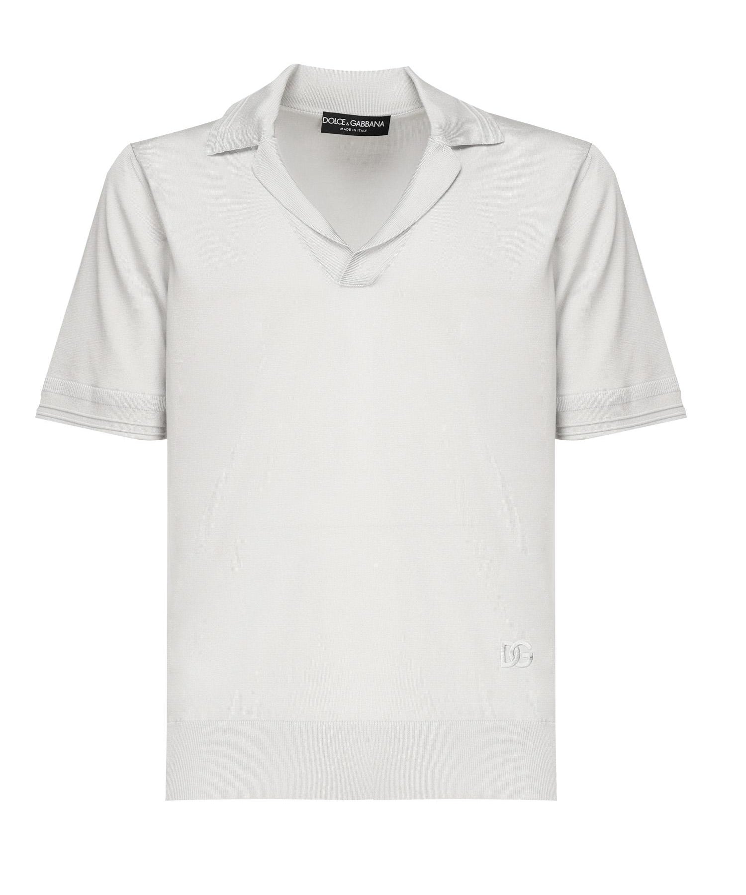 Polo in seta GXZ09Z JBSLVN4534 DOLCE & GABBANA 