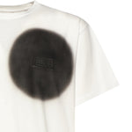 T-shirt con stampa spray in cotone SH0GC0067 M20048101 MM6 Maison Margiela 