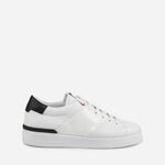 Sneakers king1 in pelle con inserto effetto coccodrillo pe 2021 KING1 -WHITE/BLACK GIULIANO GALIANO 