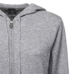 Cardigan con zip in lana e cashmere 105491 A2Q9II2 PINKO 