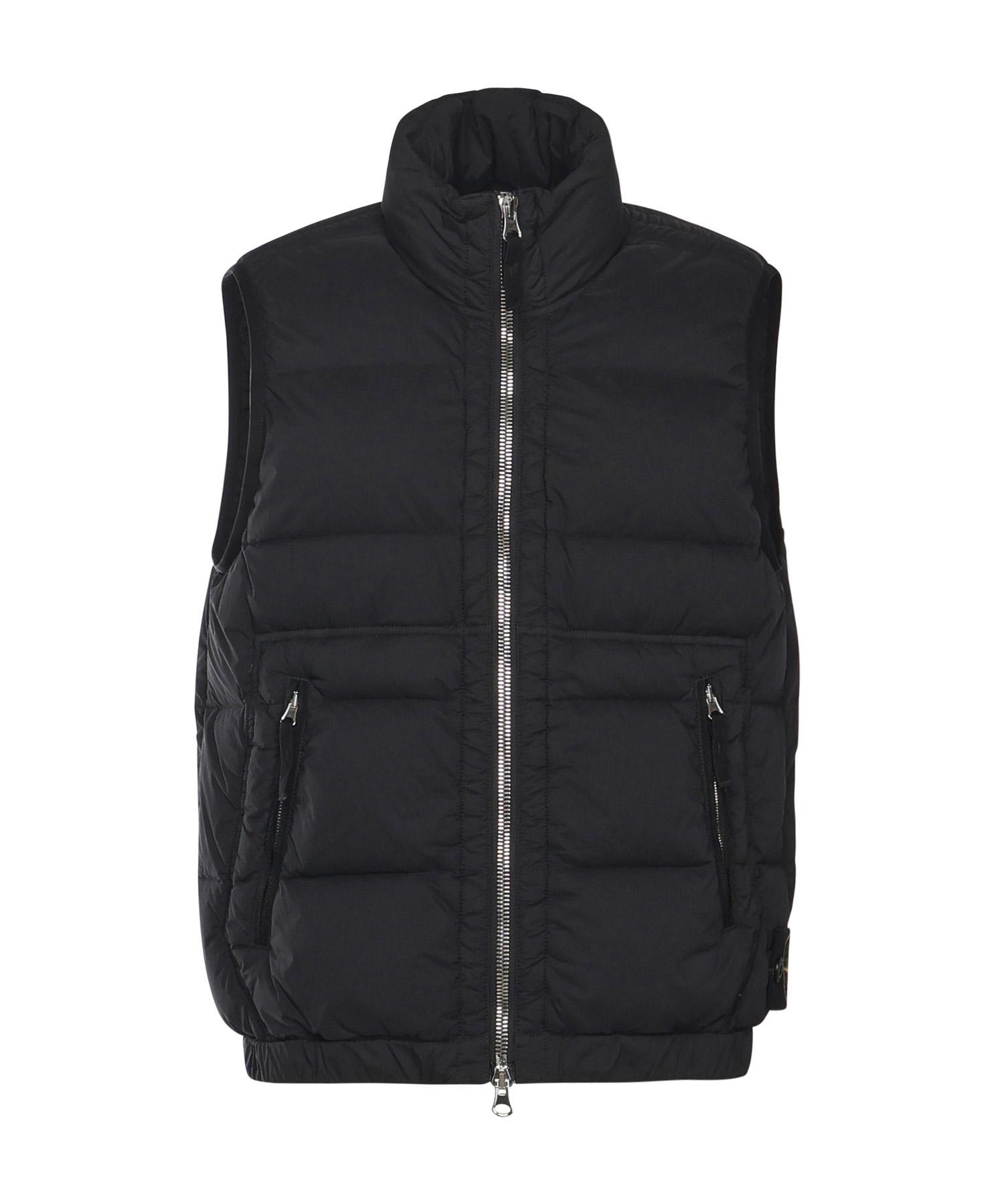 Gilet in nylon con logo K2S15G100007 S0028V0029 STONE ISLAND 