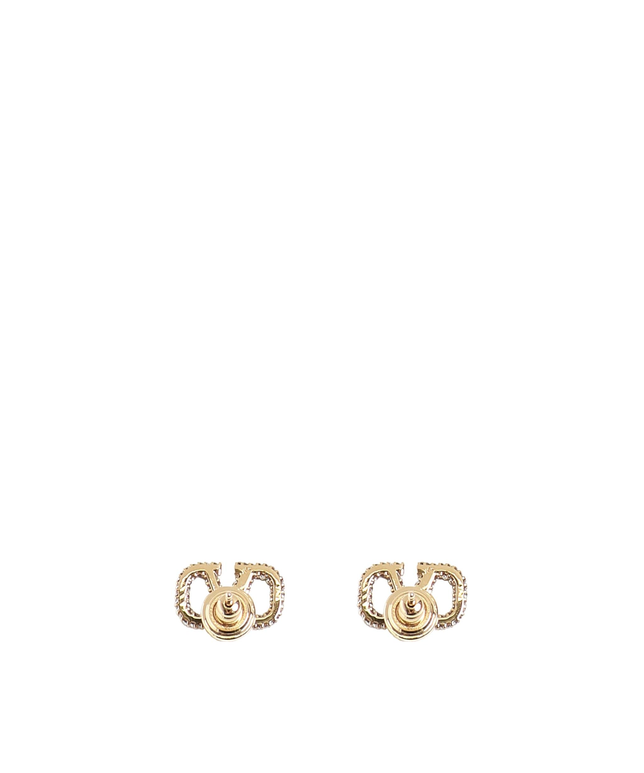 Orecchini Vlogo Signature in metallo e cristalli Swarovsk 8W2J0F85 YCWMH5 VALENTINO GARAVANI 