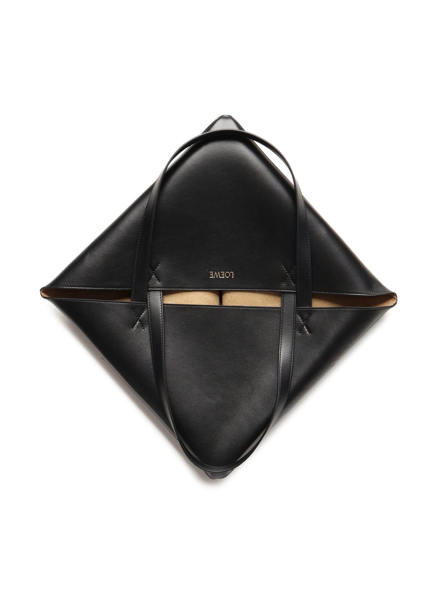 Borsa Puzzle Fold Tote XL in pelle di vitello B933Q18X01 1100 LOEWE 