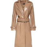 Trench in ecopelle spalmato F0W3WT FUSW7M0179 DOLCE & GABBANA 