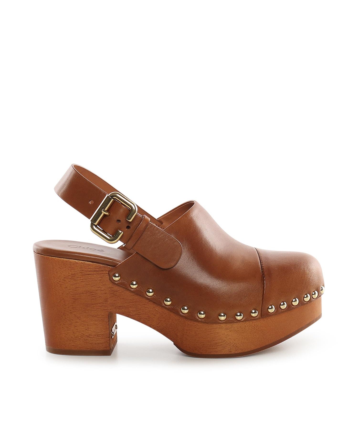 Zoccoli con zeppa Jeannette CHC25U10VLT 27T CHLOÉ 