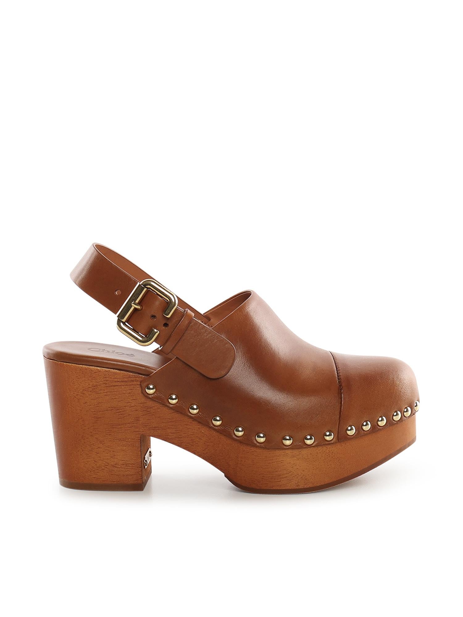 Zoccoli con zeppa Jeannette CHC25U10VLT 27T CHLOÉ 