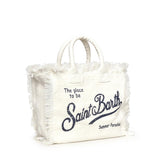 Borsa Colette in lino con logo COL0018 00405L MC2 SAINT BARTH 