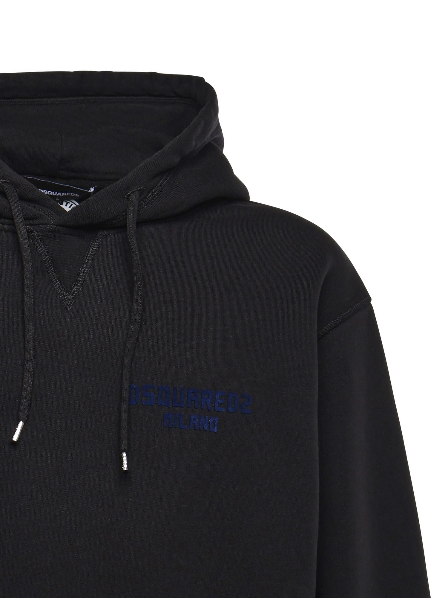 Tuta in cotone con logo S74FZ0071 D25015974 DSQUARED2 