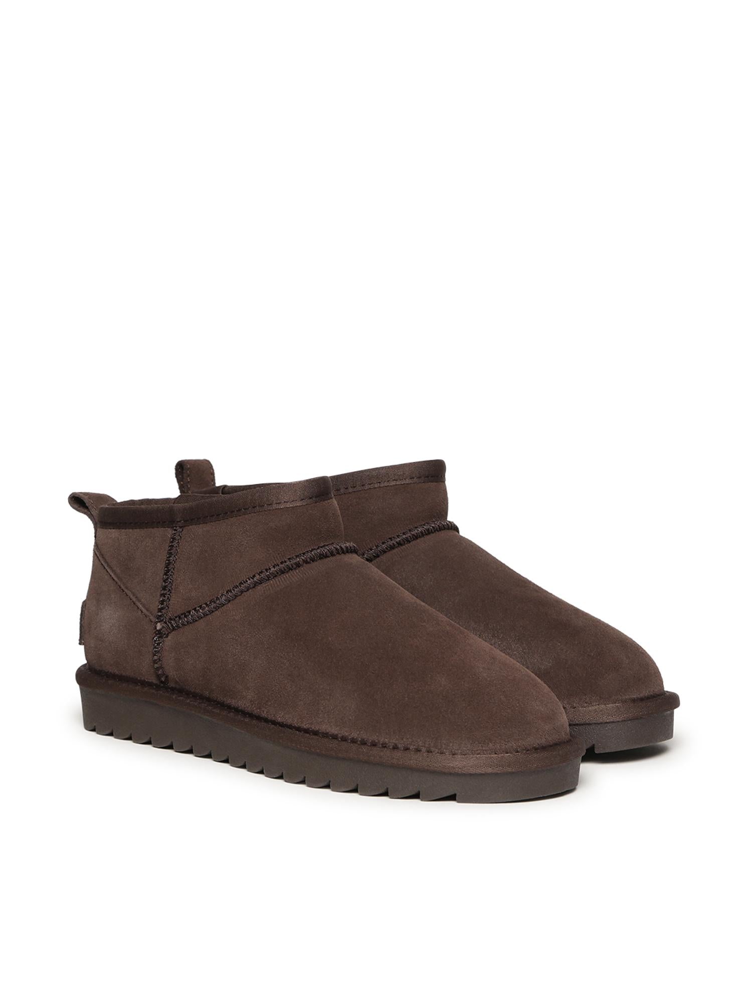 Stivale basso in pelle scamosciata HC.YW078 MOKA COLORS OF CALIFORNIA 