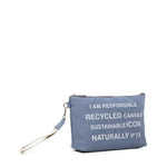 Pochette responsibility in cotone 73BE7V1568 RESPONSIBILITYDENIM/BIANCO V° 73 