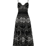 Vestito lungo Catta 254612 BLACK NELUM CHARO RUIZ 