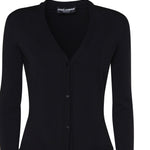 Cardigan lungo in maglia di viscosa stretch FXV29T JFMEVN0000 DOLCE & GABBANA 