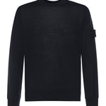Maglione girocollo in lana con logo L1S155100074 S00FCV0020 STONE ISLAND 