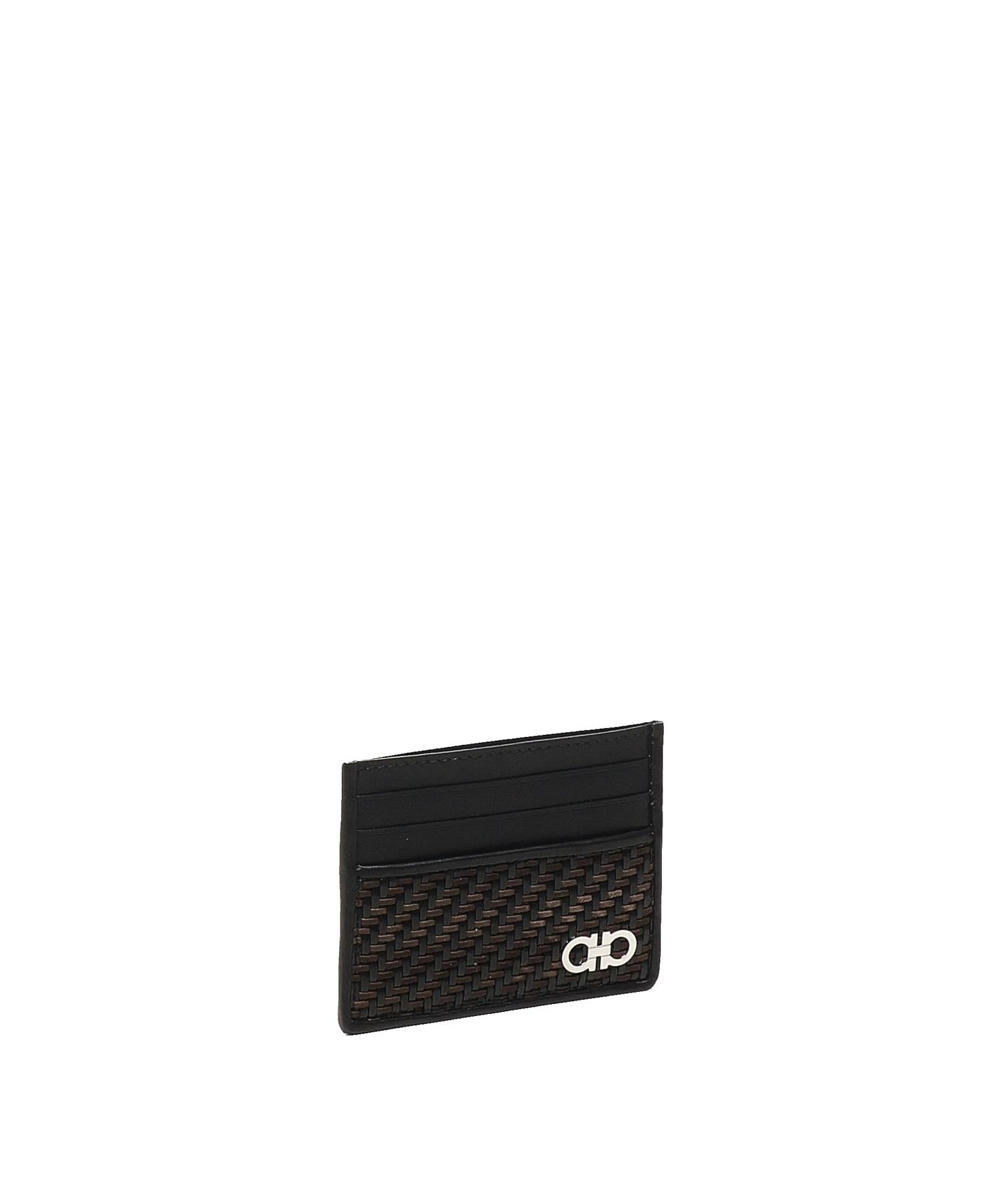 Porta carte con intreccio 661708 786404001 FERRAGAMO 