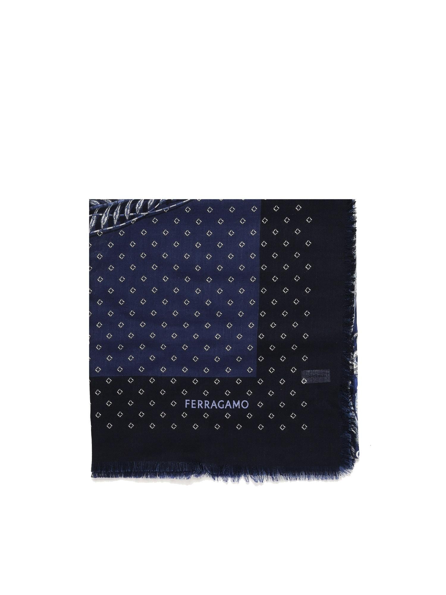 Stola in cashmere con logo 321155 785642004 FERRAGAMO 