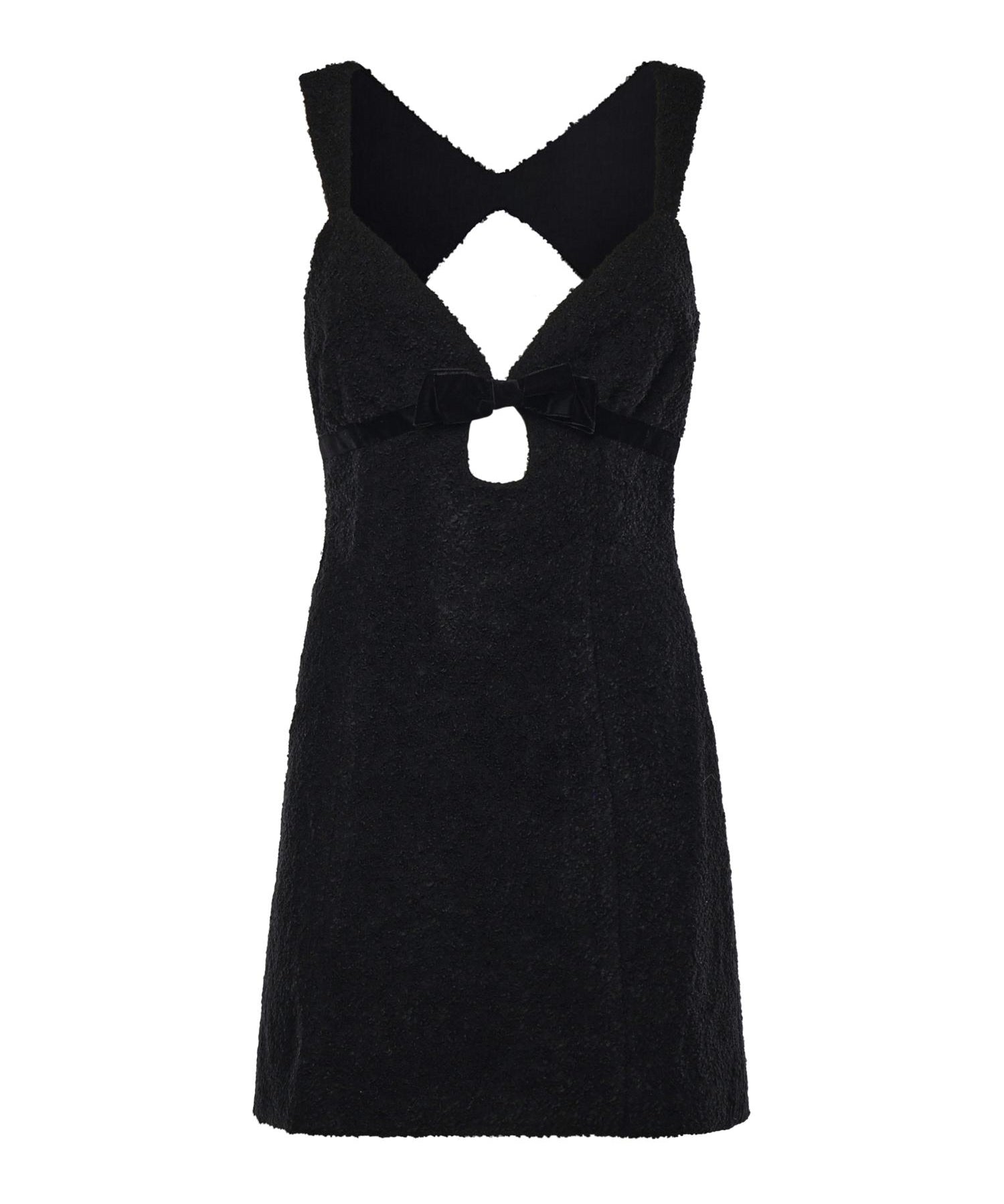 Mini abito Bonnie in bouclé CD3911 BLACK FOR LOVE & LEMONS 