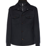Overshirt Dulac-Pum MOUGI101278 TEPA184DARK BLU MooRER 