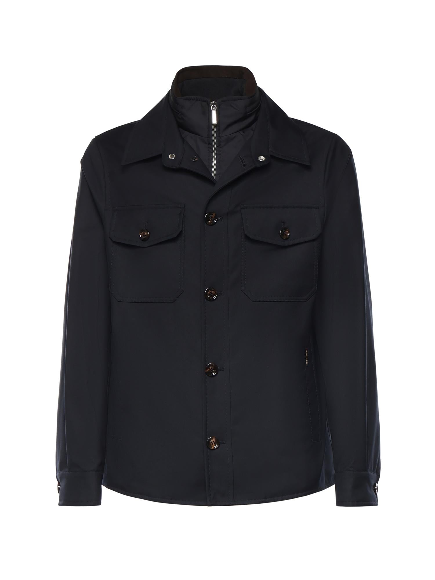 Overshirt Dulac-Pum MOUGI101278 TEPA184DARK BLU MooRER 